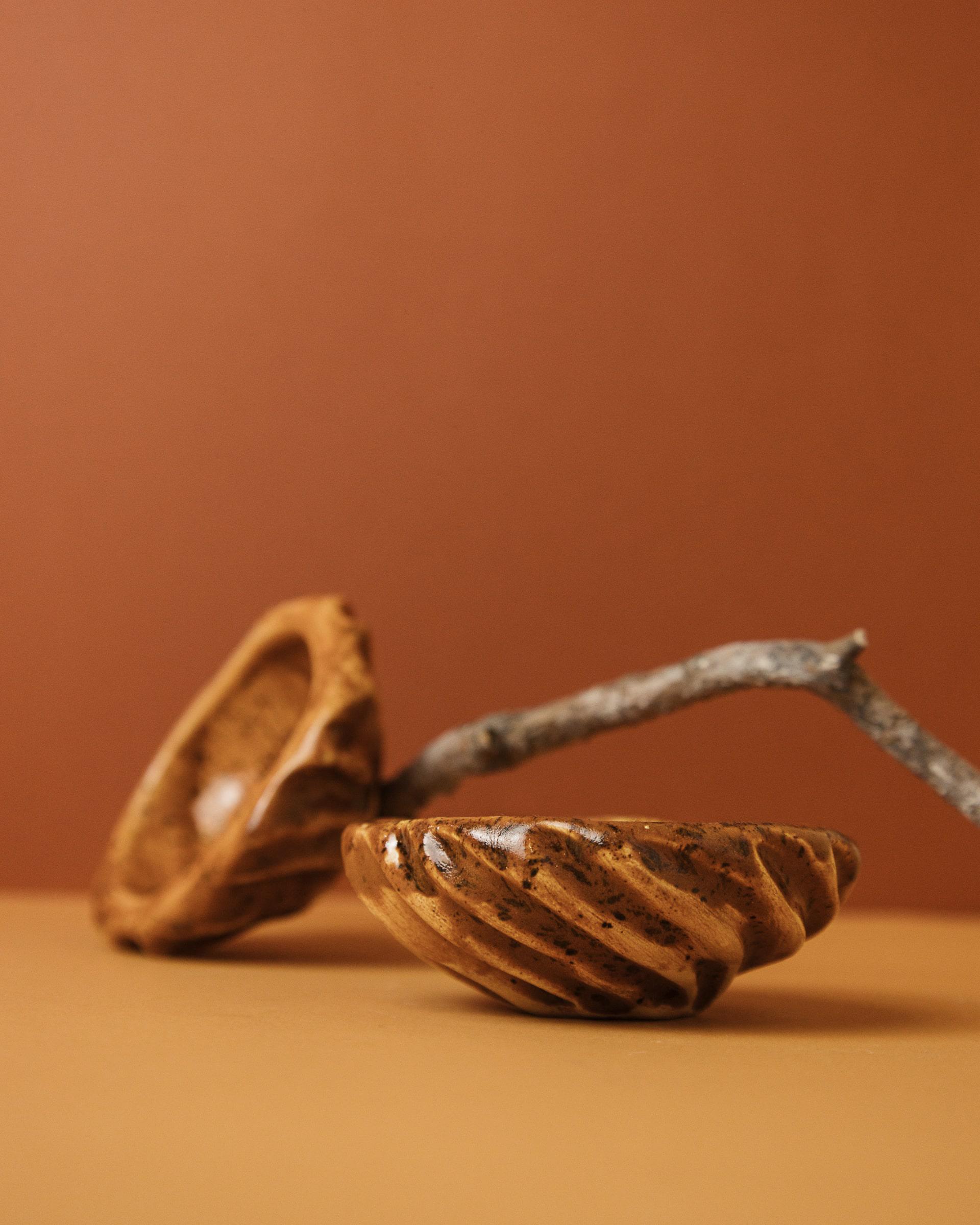 Пиала чайная ручной работы Волнистый камень (CUP-035) - фото 5 Пиала чайная ручной работы Волнистый камень (CUP-035) - фото 5