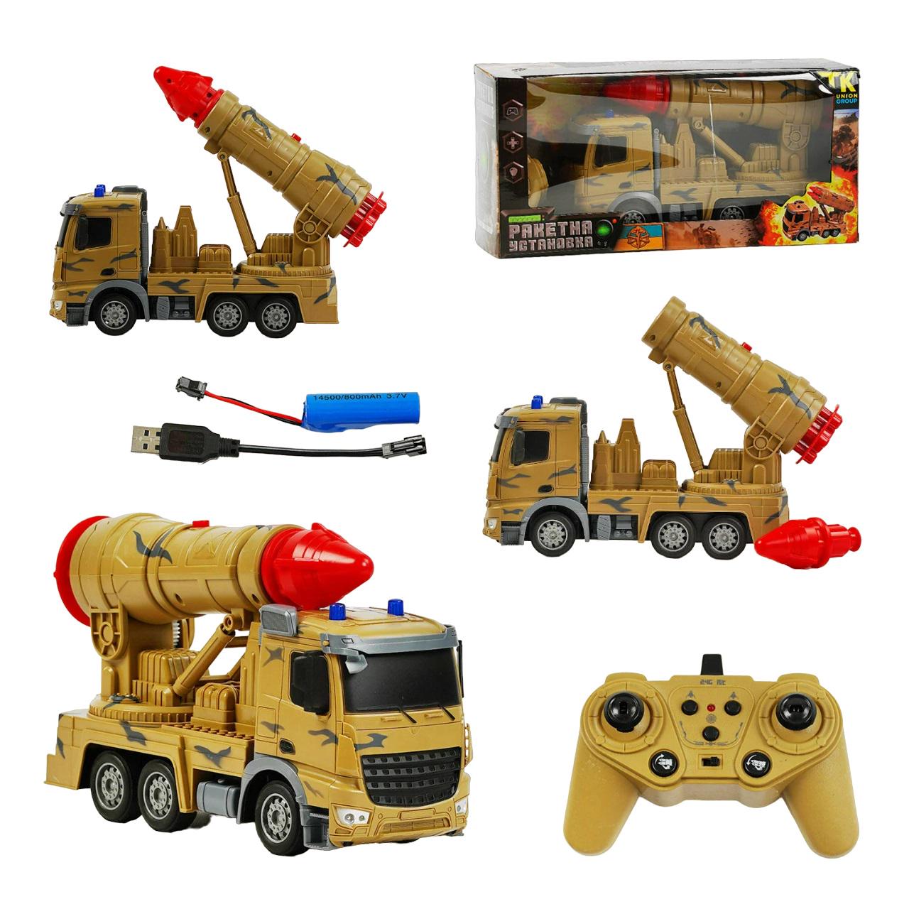 Машина на радиоуправлении TK Union Group военная техника со звуком стрельбой и пультом 24 GHz 37V Yellow (133459) - фото 2 Машина на радиоуправлении TK Union Group военная техника со звуком стрельбой и пультом 24 GHz 37V Yellow (133459) - фото 2