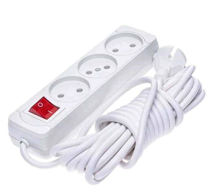 Фильтр сетевой FL-BL 3 розетки кабель 3 м White (000542827)