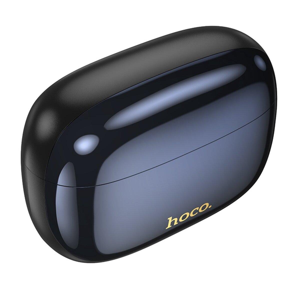 Навушники бездротові Hoco EQ20 Rhyme true wireless ANC+ENC noise reduction BT5.4 headset 400 mAh Black (6942007641319) - фото 2