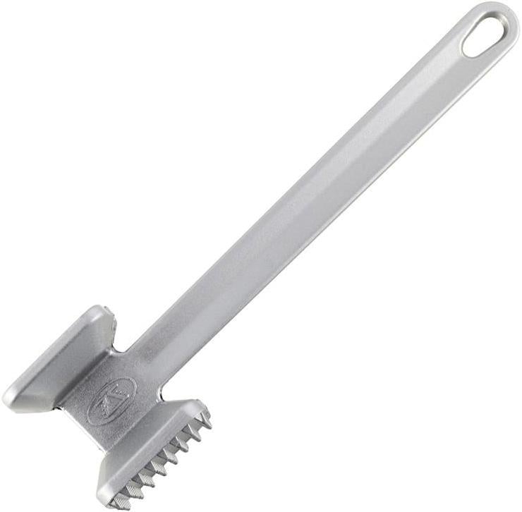 Молоток для отражения мяса Kamille двухсторонний алюминиевый 23 см - фото 3