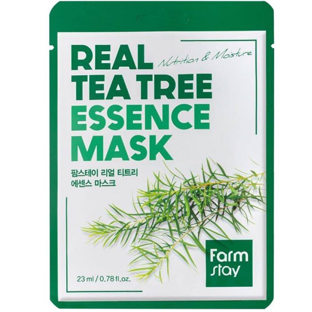 Маска тканевая FarmStay Real Tea Tree Essence Mask с экстрактом чайного дерева 23 мл (8809715720126)