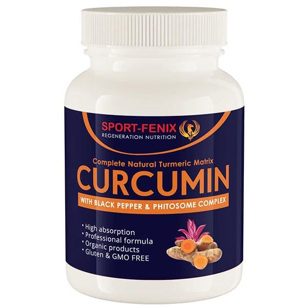 Куркумин для спорта Sport-Fenix ​​Curcumin with Black Pepper & Phitosome Complex 90 капс. (000026605)