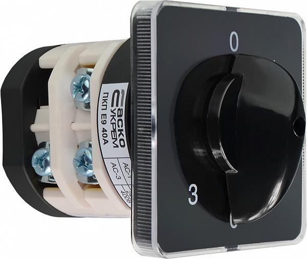 Переключатель пакетный АСКО-Укрем ПКП Е9 переключатель/выбор фазы 40А/2.863 0-1-2-3 40A 400V (A0110010023) Переключатель пакетный АСКО-Укрем ПКП Е9 переключатель/выбор фазы 40А/2.863 0-1-2-3 40A 400V (A0110010023)