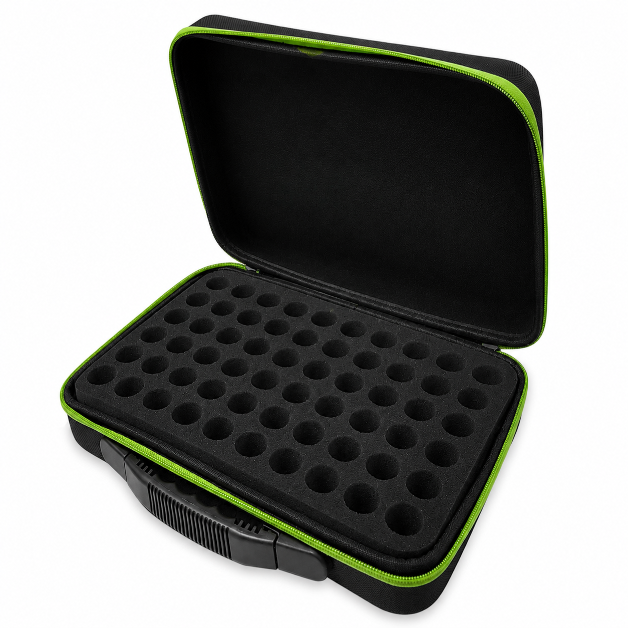 Кейс для фарб GSW Case with foam with 60 holes for paint pots Green