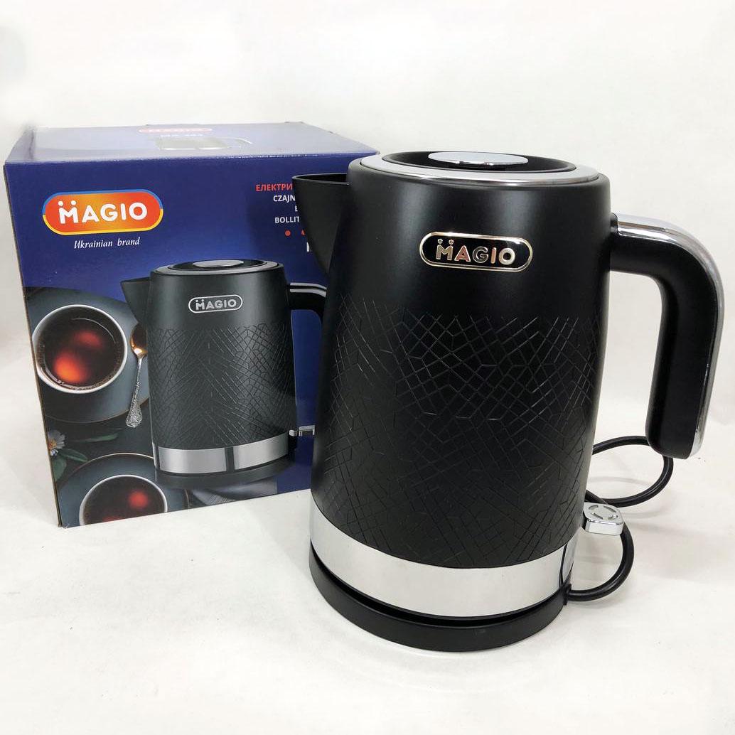 Электрочайник Magio MG-493 1,7 л Черный (338701) - фото 6 Электрочайник Magio MG-493 1,7 л Черный (338701) - фото 6