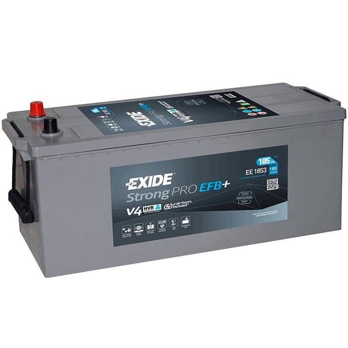 Акумулятор автомобільний EXIDE Strong Pro Plus EE1853 EFB EN 6СТ-185 Ah Аз 1100 А (155802)