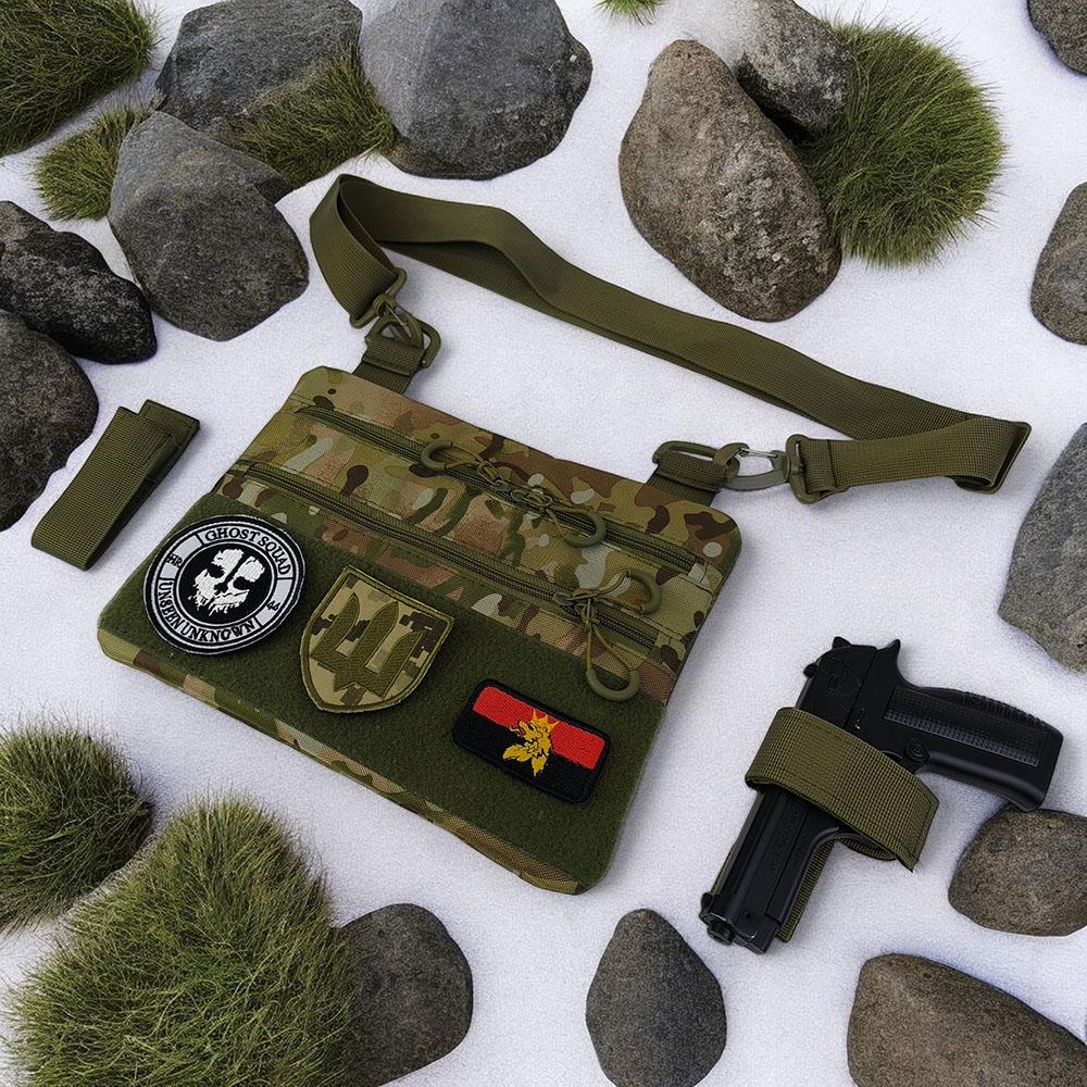 Сумка мужская нагрудная военная (521254) - фото 17 Сумка мужская нагрудная военная (521254) - фото 17