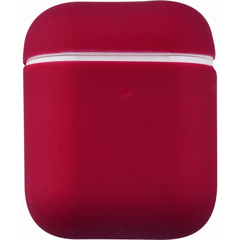 Чехол для наушников силиконовый Silicone Case for AirPods Marsala