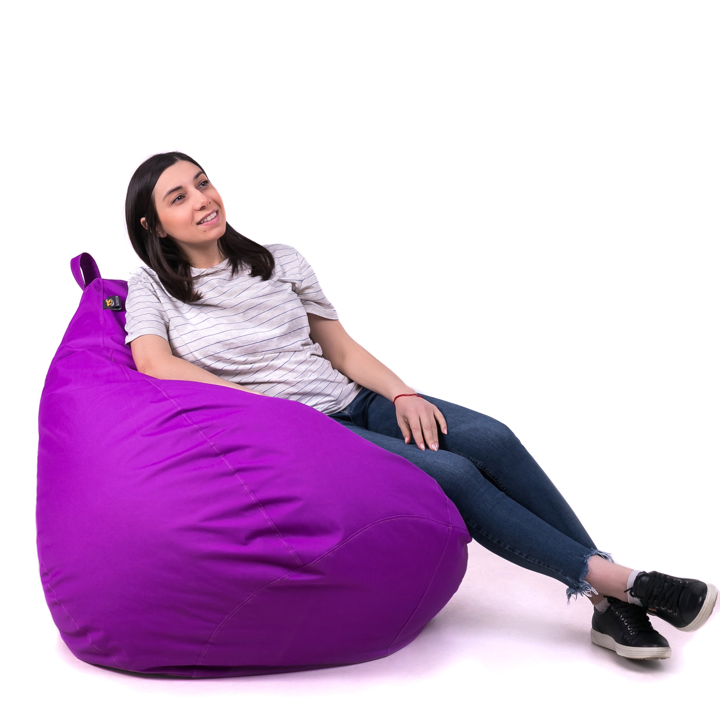 Крісло груша Tia-Sport Оксфорд 140x100 см Фіолетовий - фото 3 Крісло груша Tia-Sport Оксфорд 140x100 см Фіолетовий - фото 3