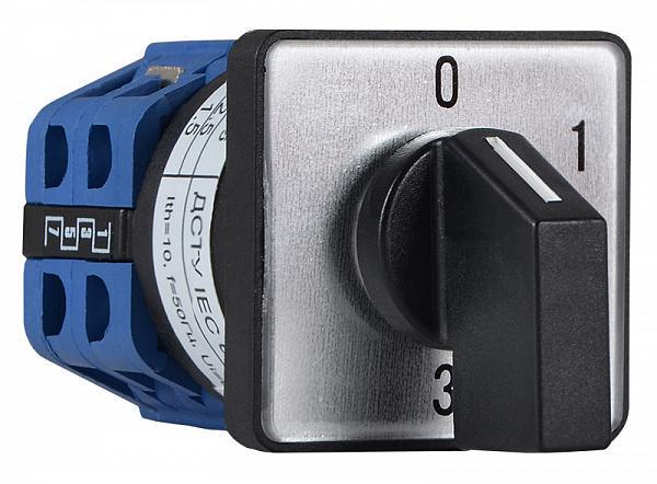 Переключатель пакетный АСКО-Укрем ПКП SBI переключатель/выбор фазы 10А/2.641 0-1-2-3 10A 400V (A0110010040)