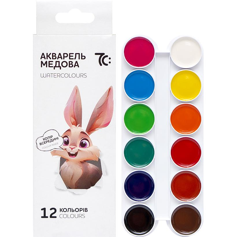 Акварельные краски медовые 12 цв. (7C11202 4820219217374)