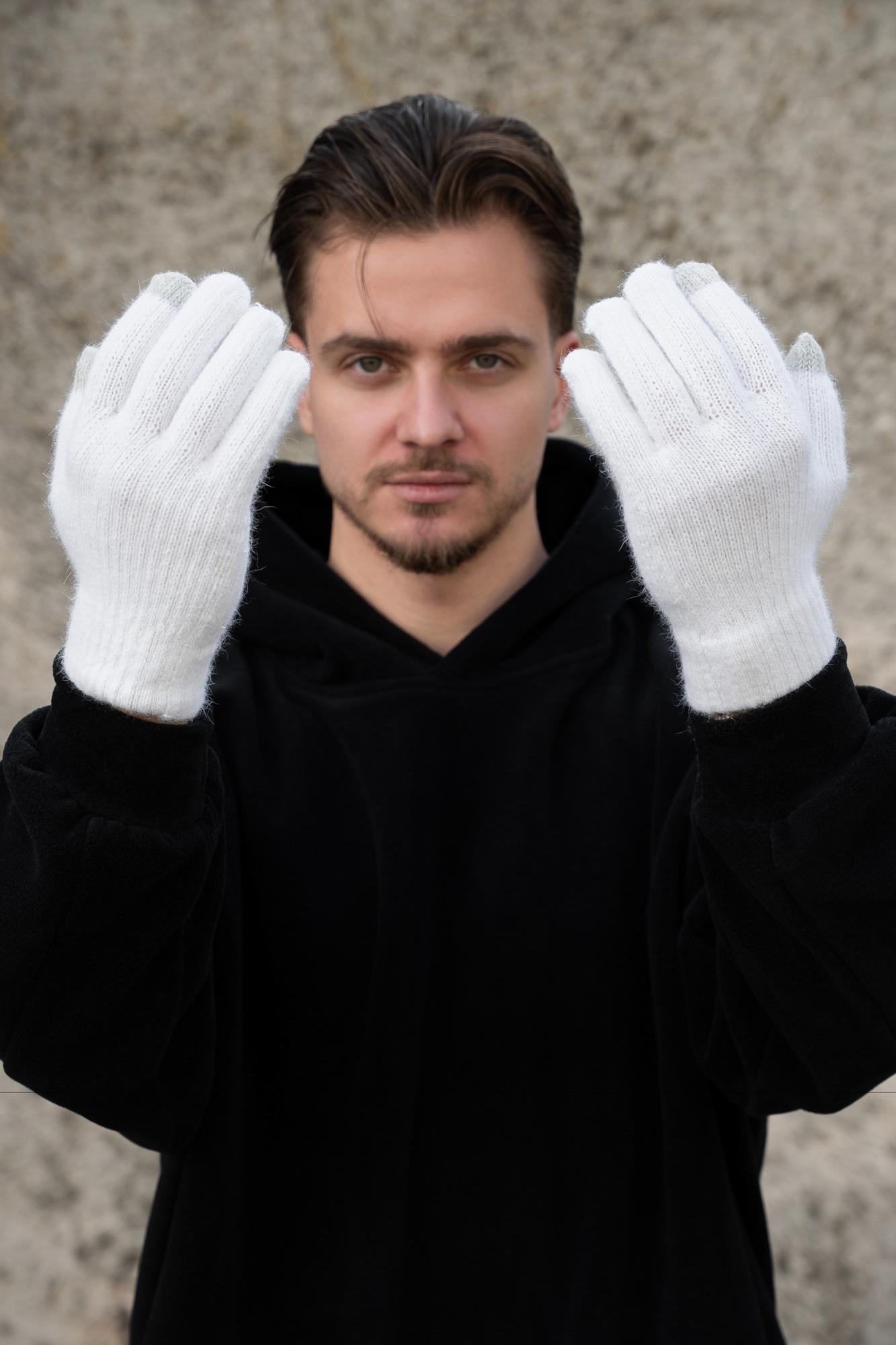 Рукавиці зимові сенсорні Without Brand Morgan 5-73 White (8055886)