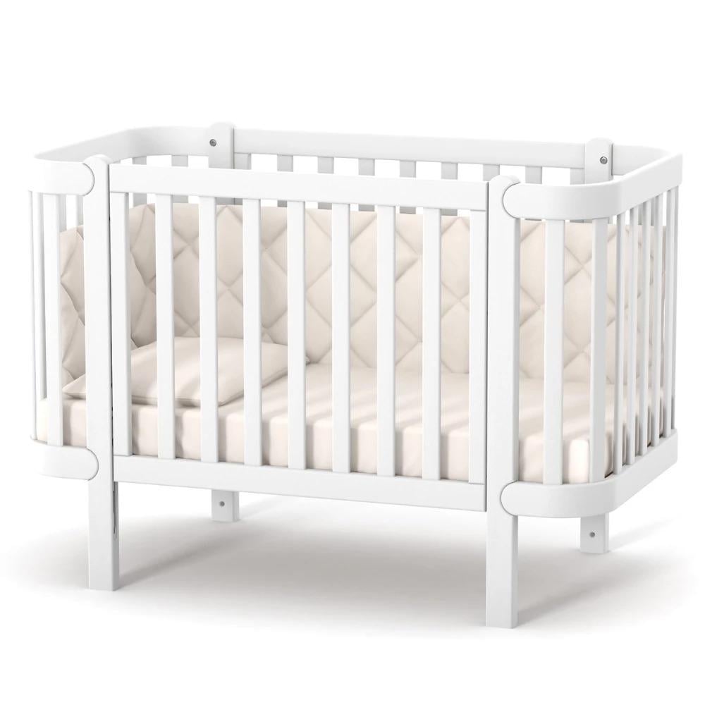 Дитяче ліжечко Veres ЛД 5 Монако 120x60 см Білий