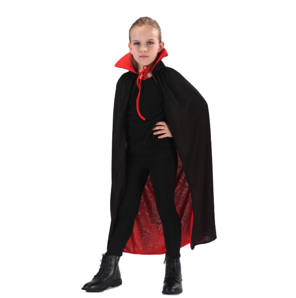 Маскарадний плащ Дракула дитячий 90 см 5374 (4214376) - фото 2 Маскарадний плащ Дракула дитячий 90 см 5374 (4214376) - фото 2