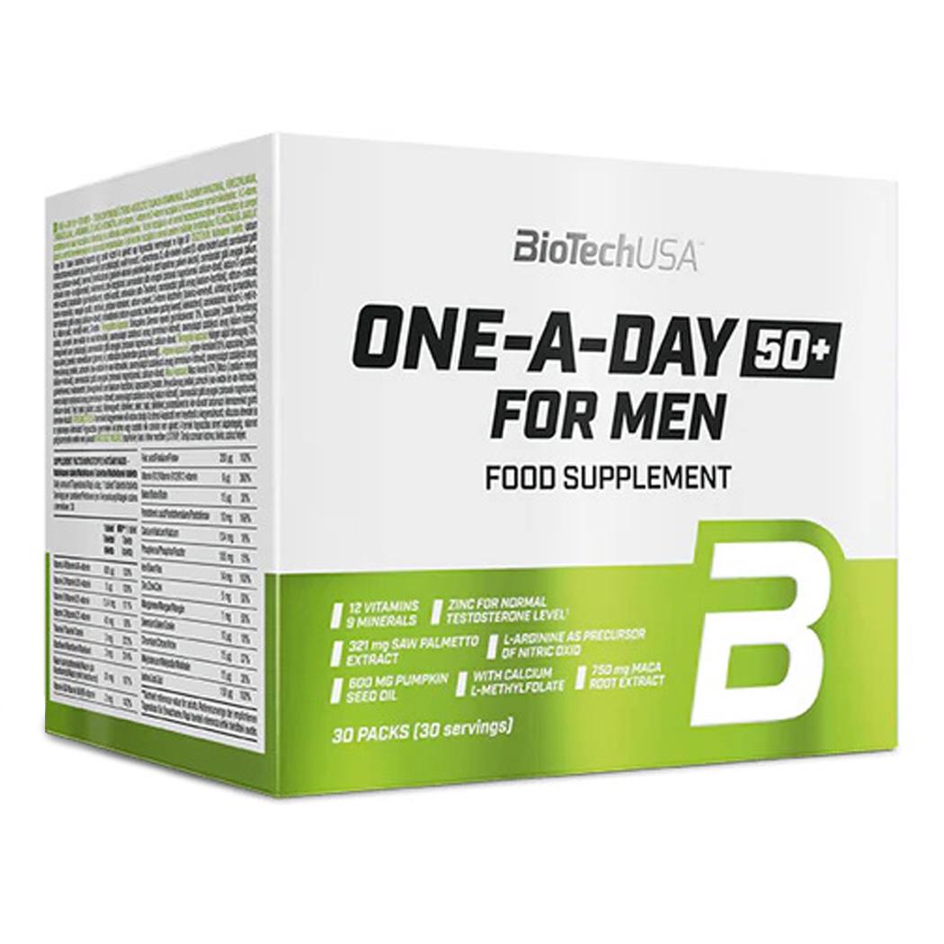 Вітаміни для чоловіків після 50 BioTech USA One-A-Day 50+ For Men (30 пакетиків) (21533-01)