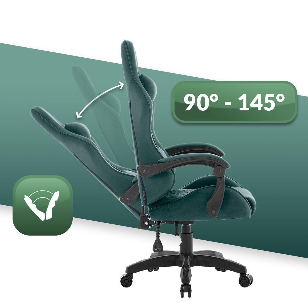 Крісло ігрове Hell's HC-1000 тканина Green - фото 7