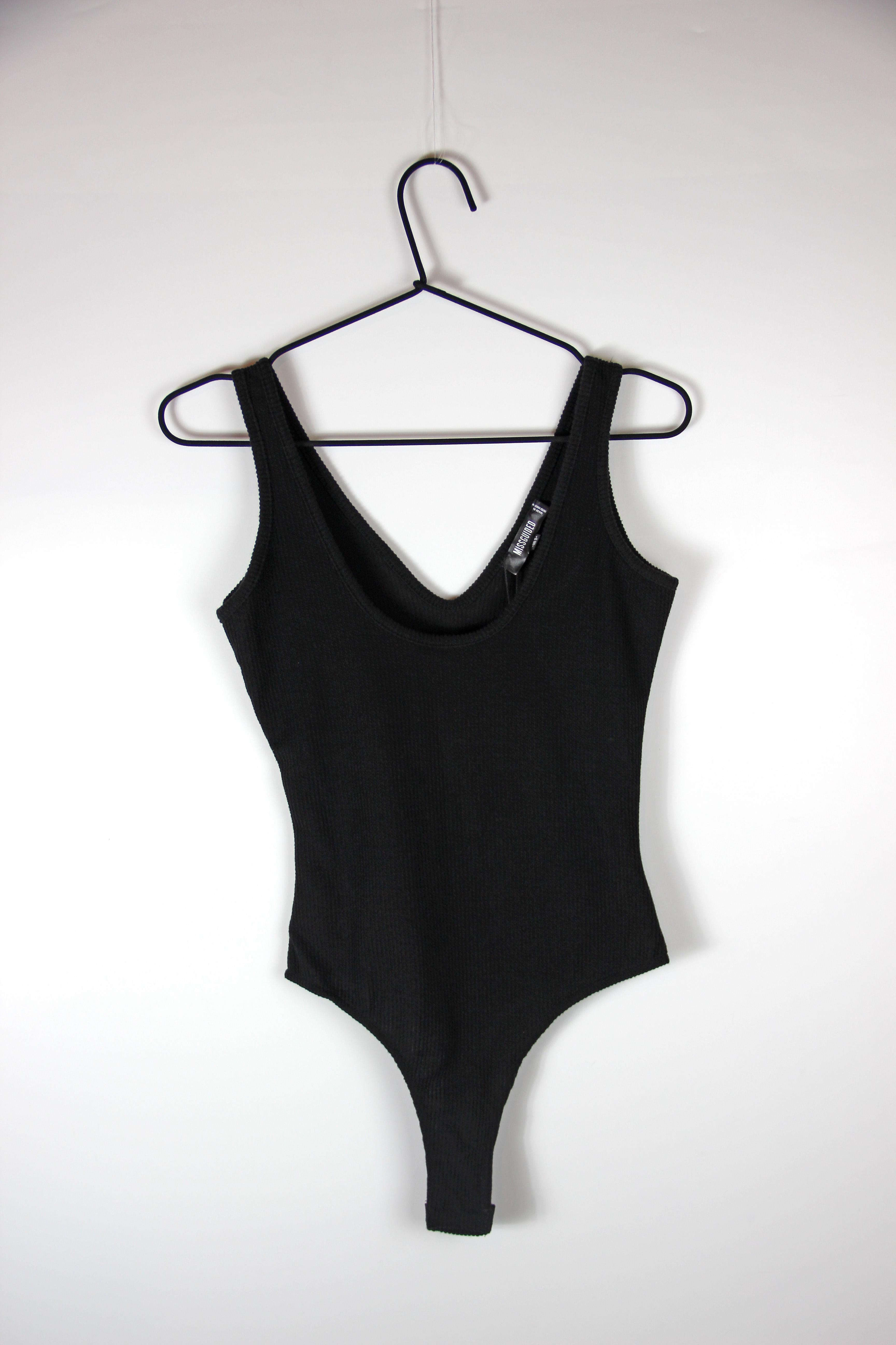 Боди Missguided р. 34 Черный (TJF23100)