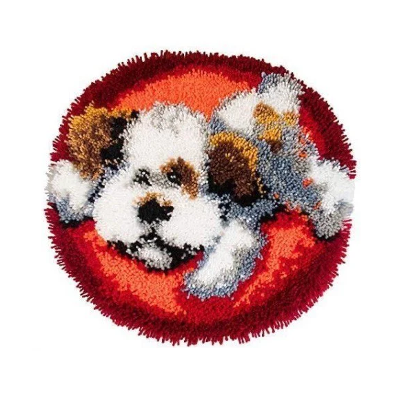 Набір для виготовлення килима Песик (C00685-2) Набір для виготовлення килима Песик (C00685-2)