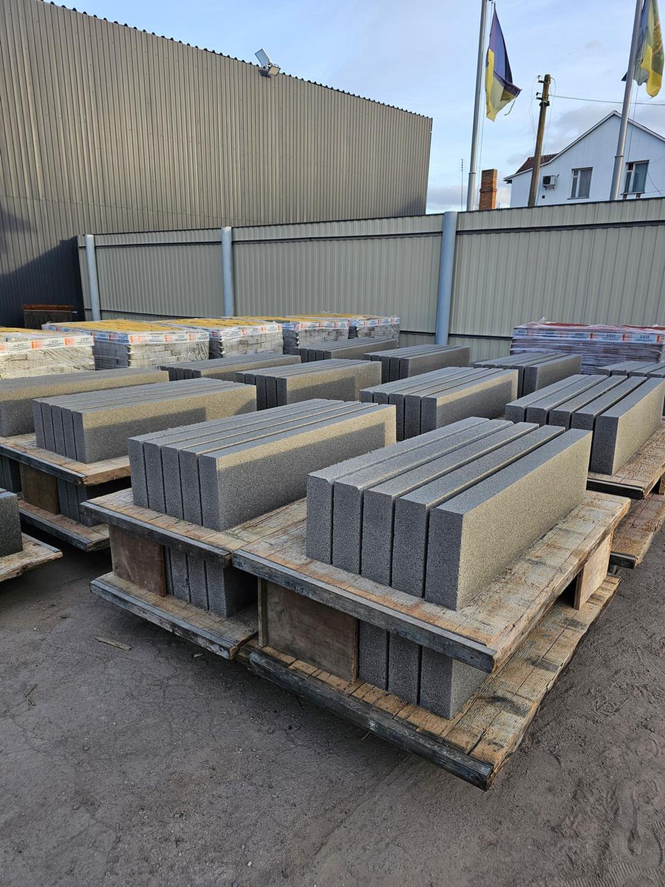 Бордюр парковий Bruk.Art 80х200х1000 мм Сірий (00002) - фото 2 Бордюр парковий Bruk.Art 80х200х1000 мм Сірий (00002) - фото 2