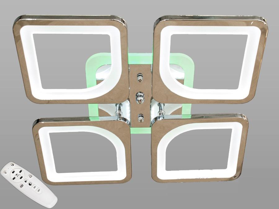 Люстра потолочная Octav с диммером и RGB подсветкой 70 Вт (S8060/4HR LED)