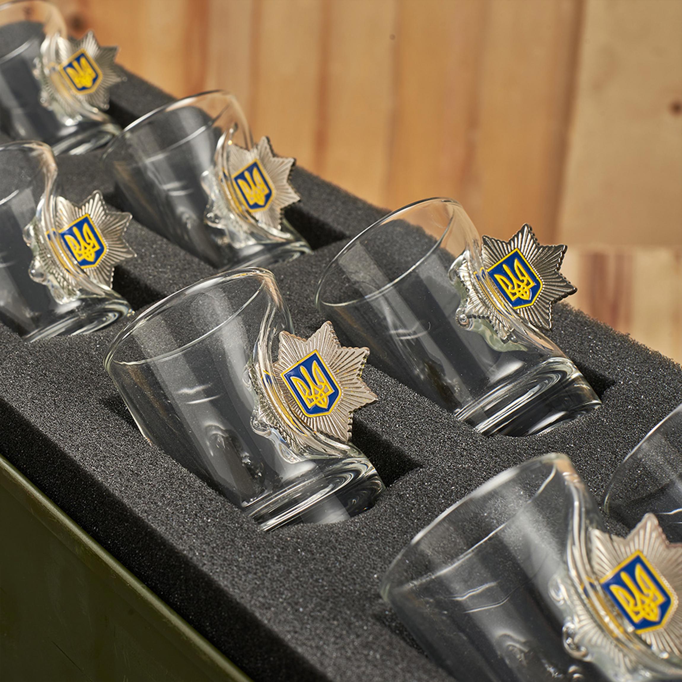 Набор VSKLO БК большой графин и рюмки Полиция (28918548) - фото 2 Набор VSKLO БК большой графин и рюмки Полиция (28918548) - фото 2