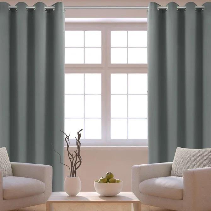 Штора на люверсах Heaven 140х250 Cерый