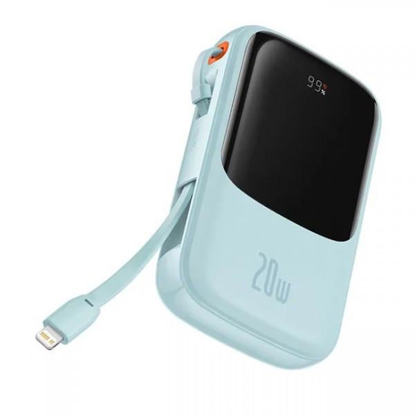 Повербанк Baseus Qpow PPQD030003 20000 mAh 20 Вт USB Lightning Голубой (1797686261)