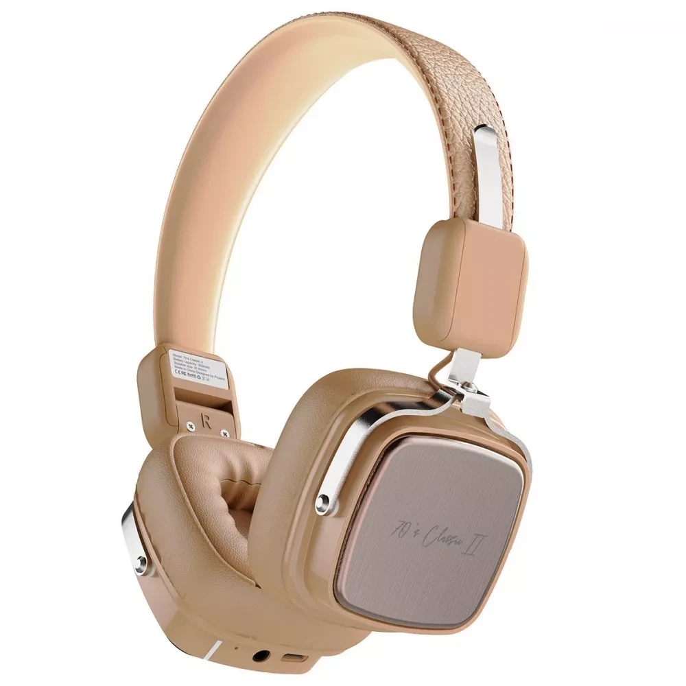 Навушники бездротові Proove 70 Classic II Bluetooth 5.4 Beige бездротові Proove 70 Classic II Bluetooth 5.4