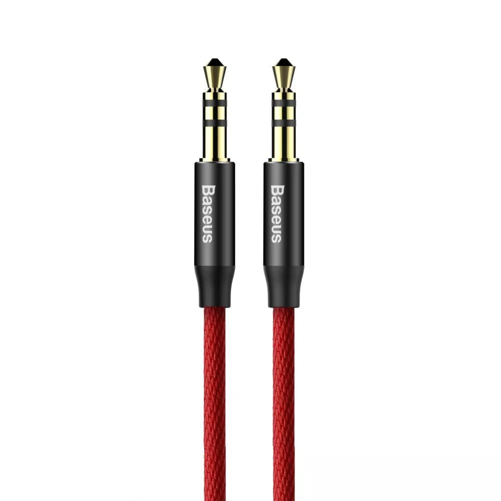 Кабель BASEUS AUX Yiven M30 CAM30-B91 100 с м Red/Black (544303) - фото 1