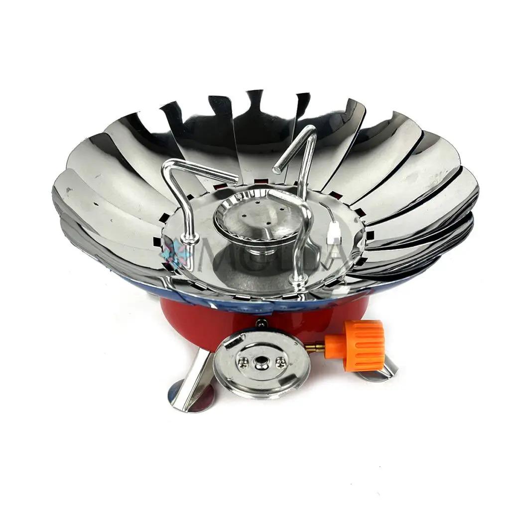 Газовий пальник Moonhill Windproof Camping stove CS-102 з чохлом (ULT-6046151) - фото 7