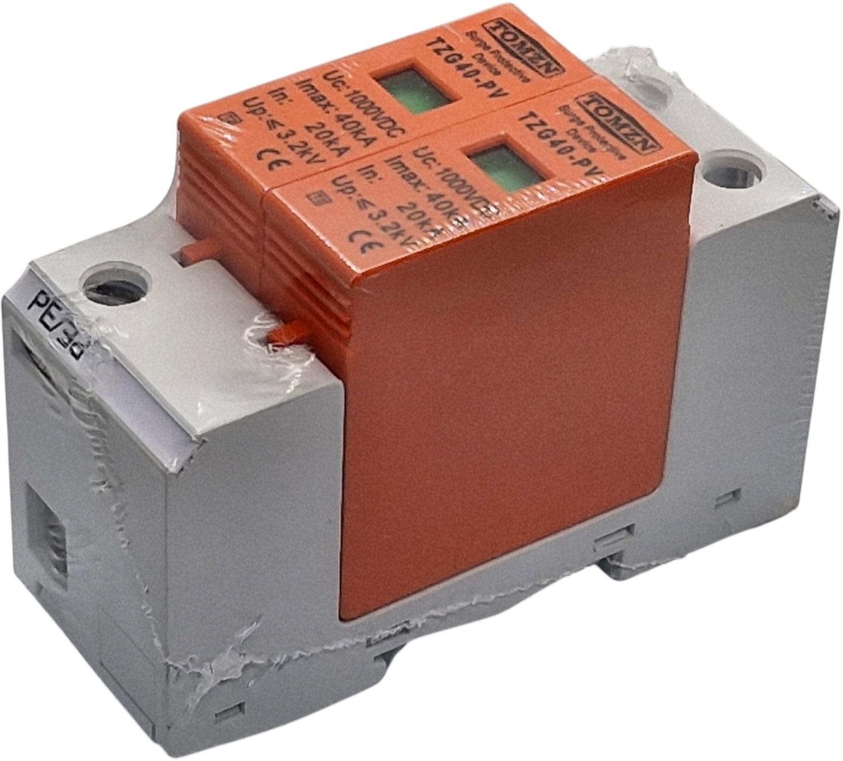 Пристрій захисту від імпульсних перенапруг 1000V DC УЗІП TOMZN TZG40-PV 2p блискавкозахист сонячних панелей SPD DIN DC УЗІП конектор МС4 (95701495) - фото 13 Пристрій захисту від імпульсних перенапруг 1000V DC УЗІП TOMZN TZG40-PV 2p блискавкозахист сонячних панелей SPD DIN DC УЗІП конектор МС4 (95701495) - фото 13