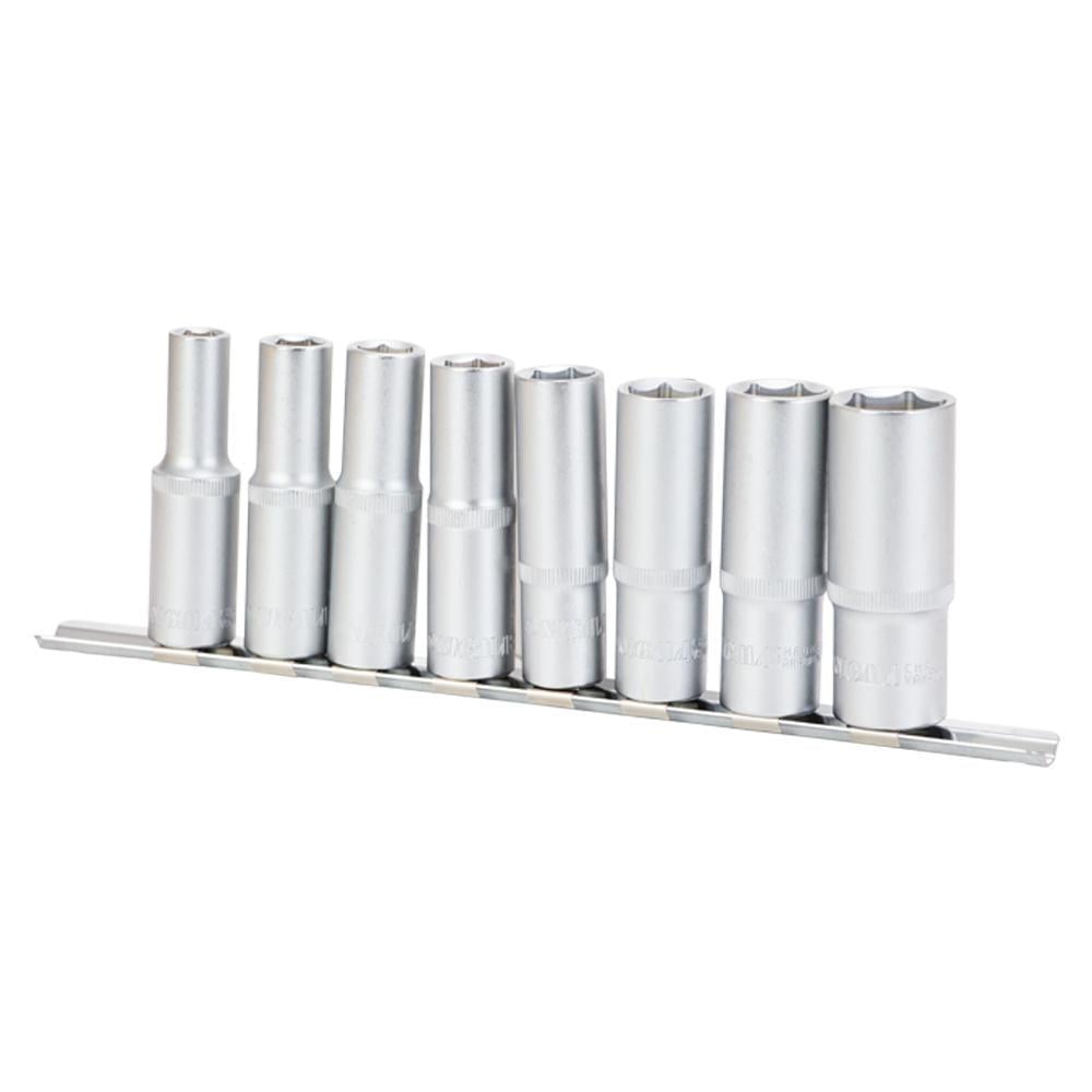 Набор насадок Sigma CrV шестигранных удлиненных 1/2" на планке 8 шт. (6003691) - фото 2 Набор насадок Sigma CrV шестигранных удлиненных 1/2" на планке 8 шт. (6003691) - фото 2