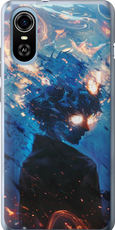 Чехол на ZTE Blade A31 Plus Сатору Годжо (6129u-2637-42517) Чехол на ZTE Blade A31 Plus Сатору Годжо (6129u-2637-42517)
