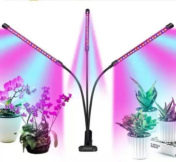 Фитолампа светодиодная для растений и рассады на прищепке Led Grow Light 3 шт. (2830) - фото 2