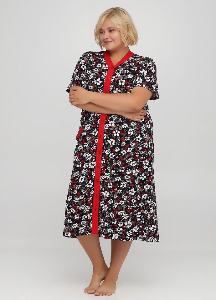 Халат Wild Love 3XL Разноцветный (81646-07) Халат Wild Love 3XL Разноцветный (81646-07)