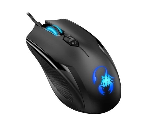 Компьютерная мышка для игр Genius Ammox X1-600 с подсветкой Черный (31040006400)