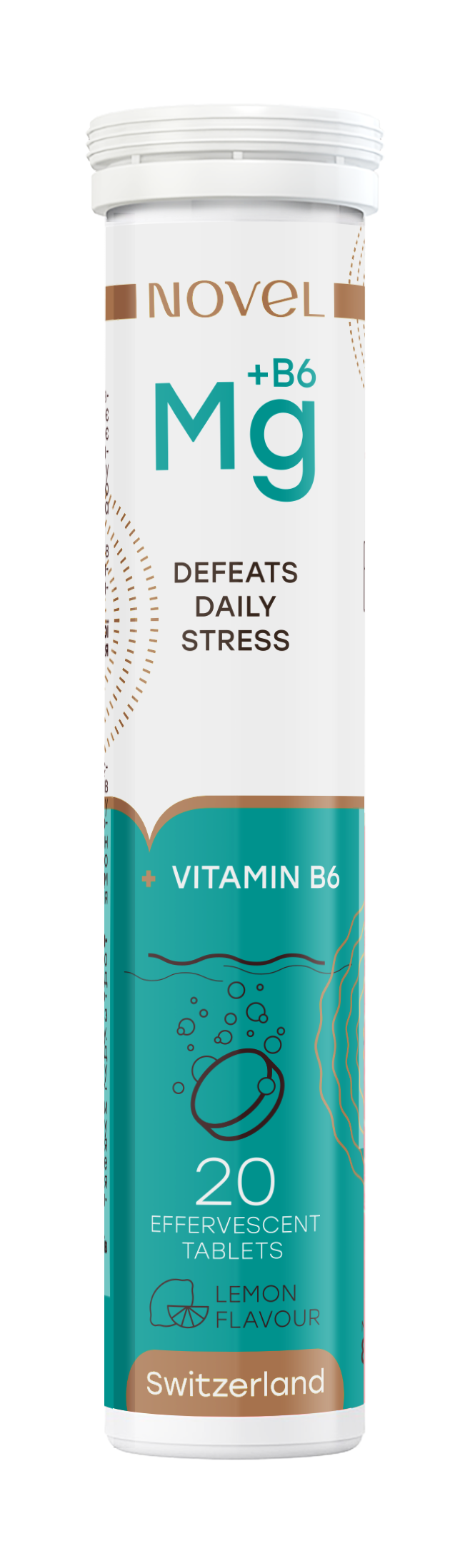Витамины NOVEL Magnesium+ B6 таблетки шипучие 20 шт.