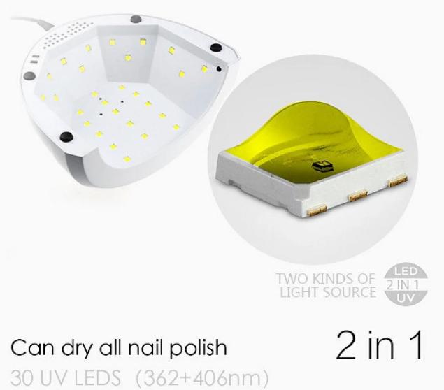 Лампа для манікюру SUN One UV/LED гібрид 48 W - фото 6