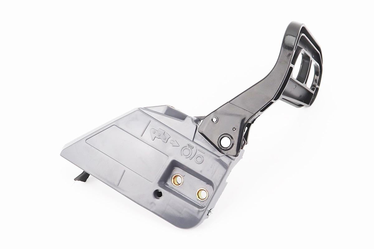 Ручка тормоза в сборе Тип-4 к бензопилам китайским 4500/5200 косая (28843832) Ручка тормоза в сборе Тип-4 к бензопилам китайским 4500/5200 косая (28843832)