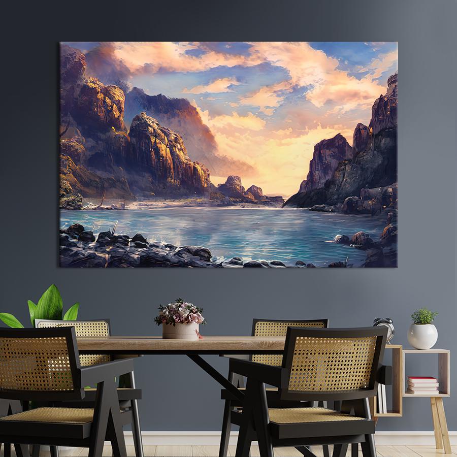 Настенний декор Маленькая лагуна 80x54 см (1962-1)