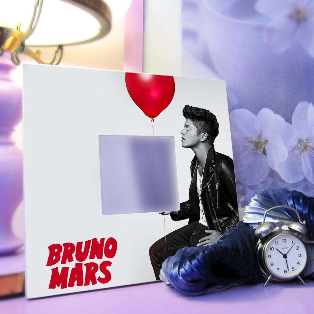 Дзеркало декоративне Співак Bruno Mars 260х260 мм (M00791) - фото 3