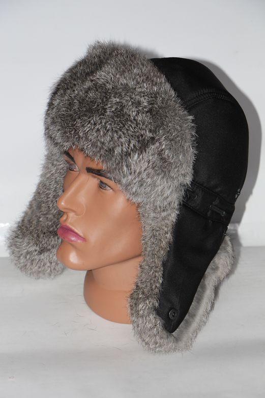 Шапка-ушанка натуральная мужская (28977)