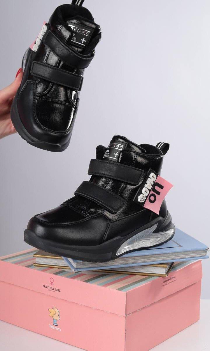 Ботинки детские Tom.M кожаные р. 28 Черный (32469824)