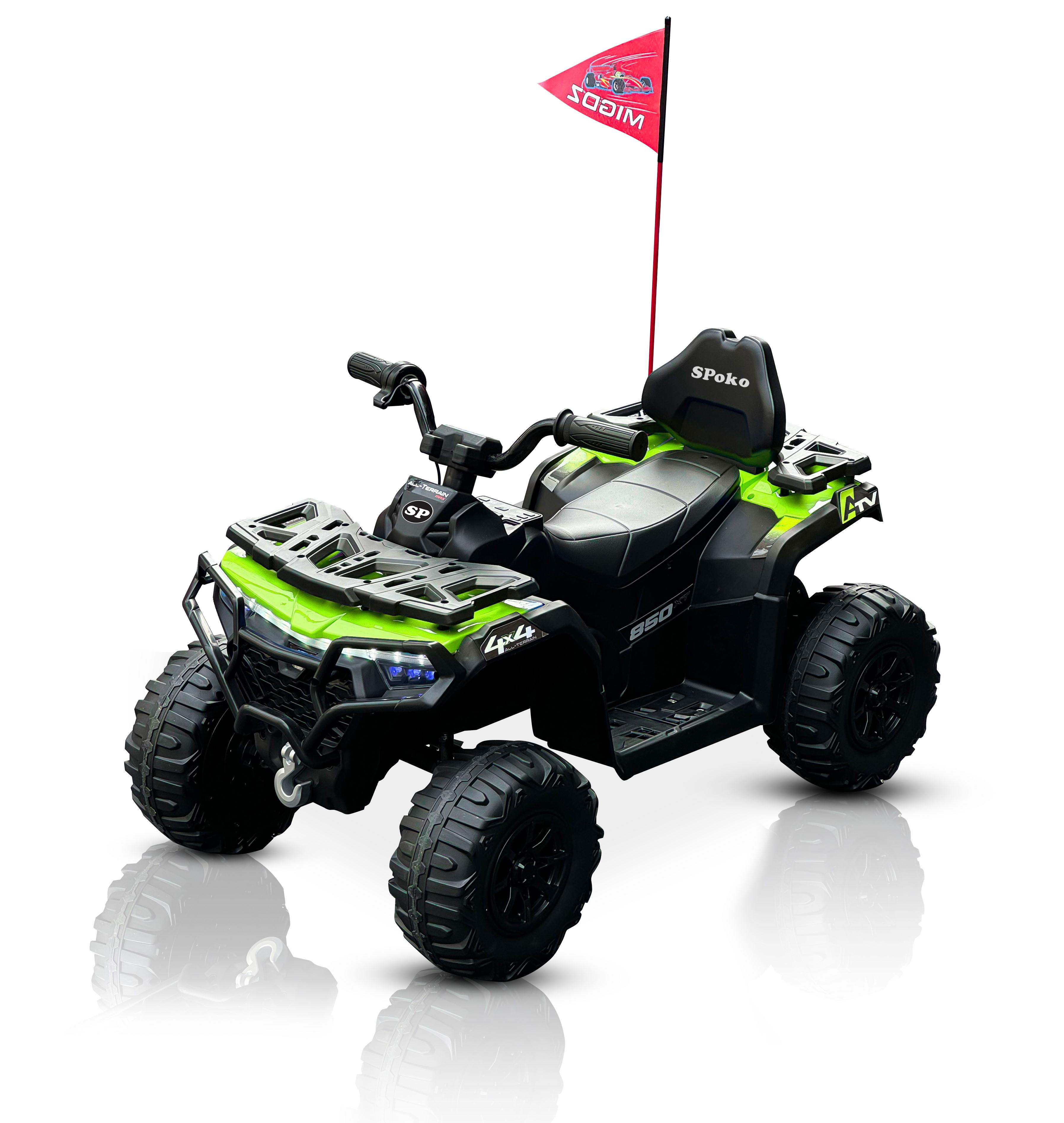 Детский электроквадроцикл Spoko SP-918 Зеленый (6987)