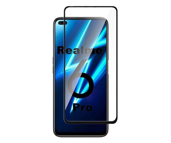 Защитное стекло Full Screen Tempered Glass 2.5D для Realme 6 Pro, Black