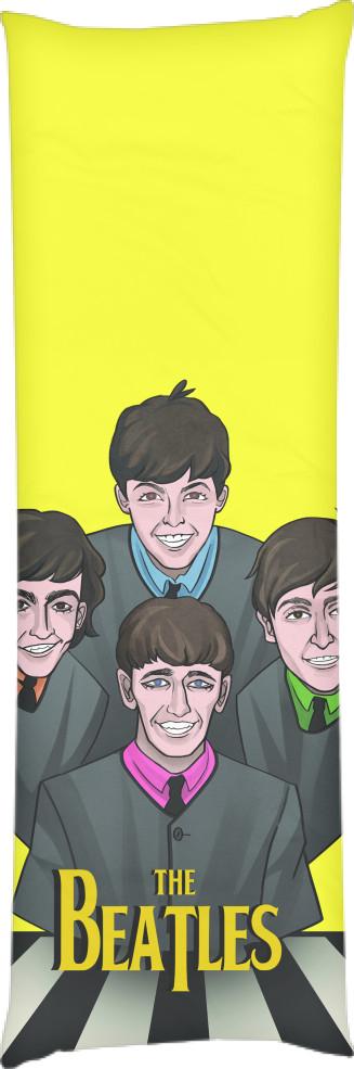 Подушка дакимакура The Beatles 40x100 см (13545834)