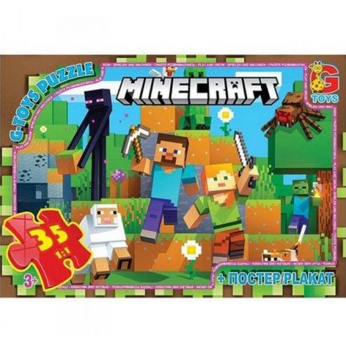 Пазли Minecraft Майнкрафт 35 елементів (3070941398)