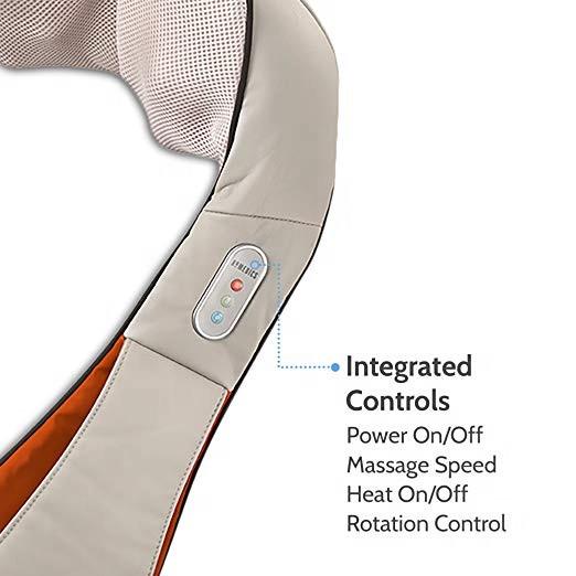 Ударный массажер SUNROZ JY-829 Massager of Neck Kneading для массажа шеи и плеч (SUN5711) - фото 4