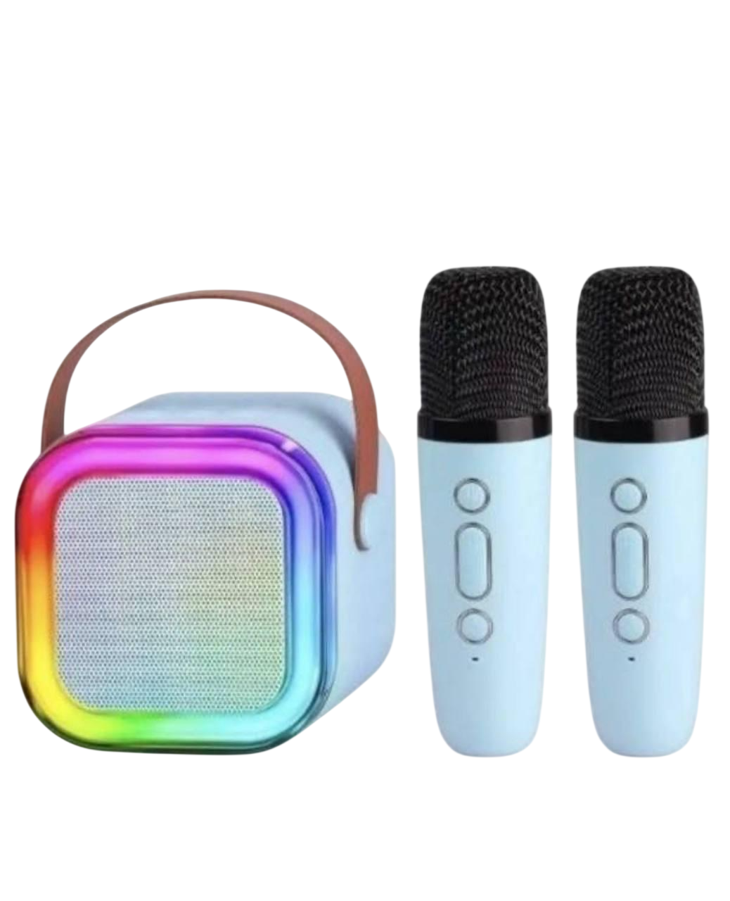 Машина караоке K12 2 радіо Мікрофони для дітей Блакитний